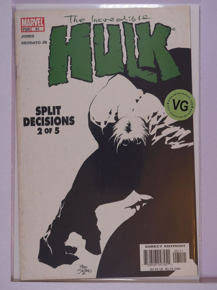 INCREDIBLE HULK (1999) Volume 2: # 0061 VG