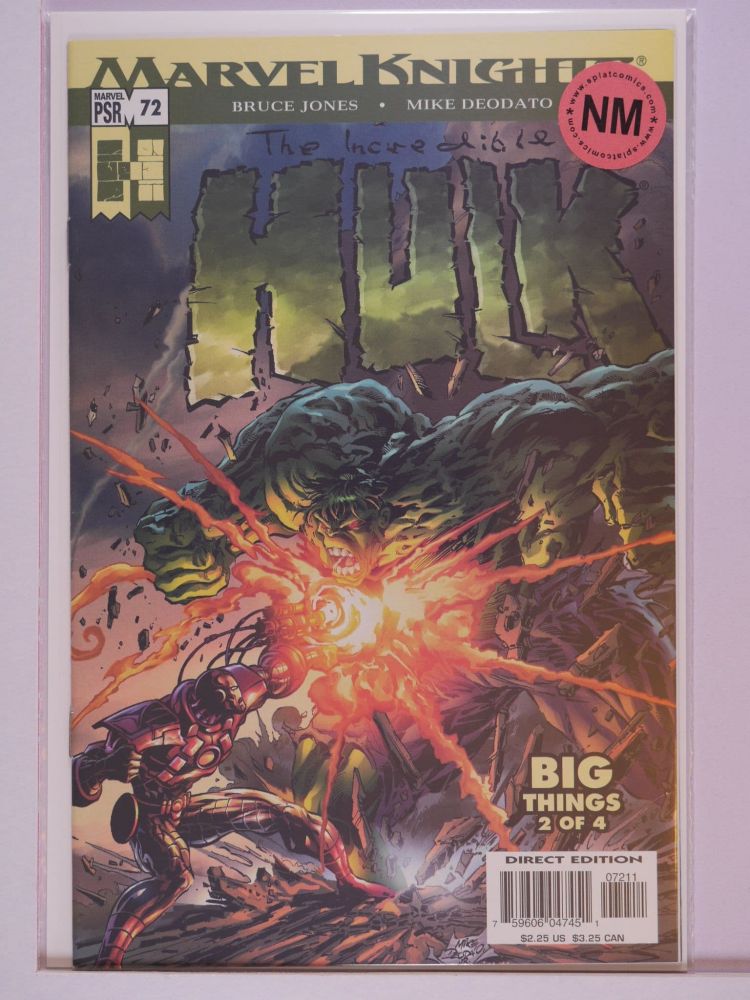 INCREDIBLE HULK (1999) Volume 2: # 0072 NM