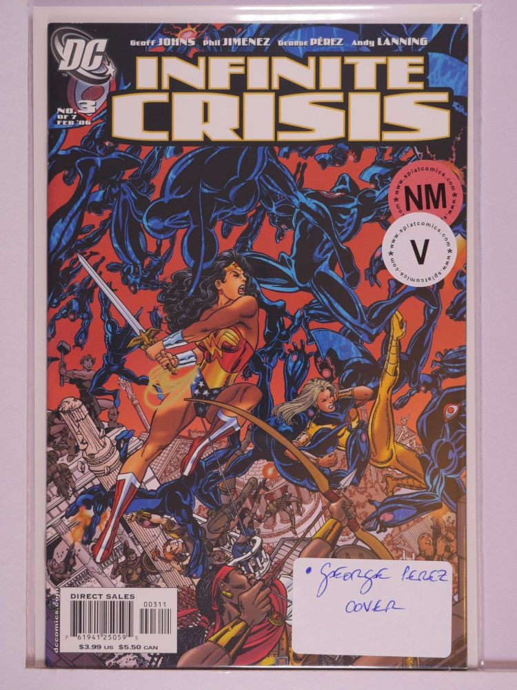 INFINITE CRISIS (2006) Volume 1: # 0003 NM GEORGE PEREZ WONDER WOMAN COVER VARIANT