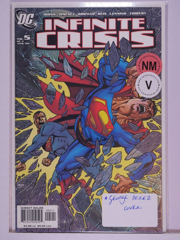 INFINITE CRISIS (2006) Volume 1: # 0005 NM GEORGE PEREZ COVER VARIANT