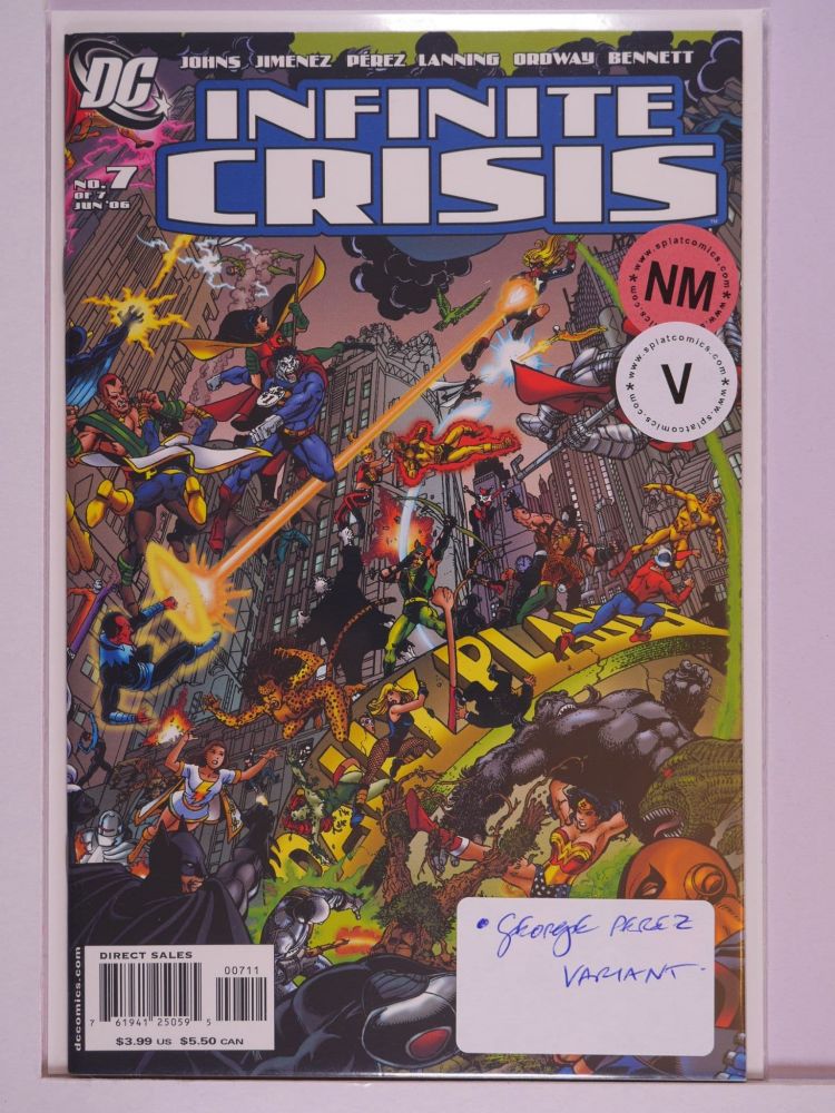 INFINITE CRISIS (2006) Volume 1: # 0007 NM GEORGE PEREZ COVER VARIANT