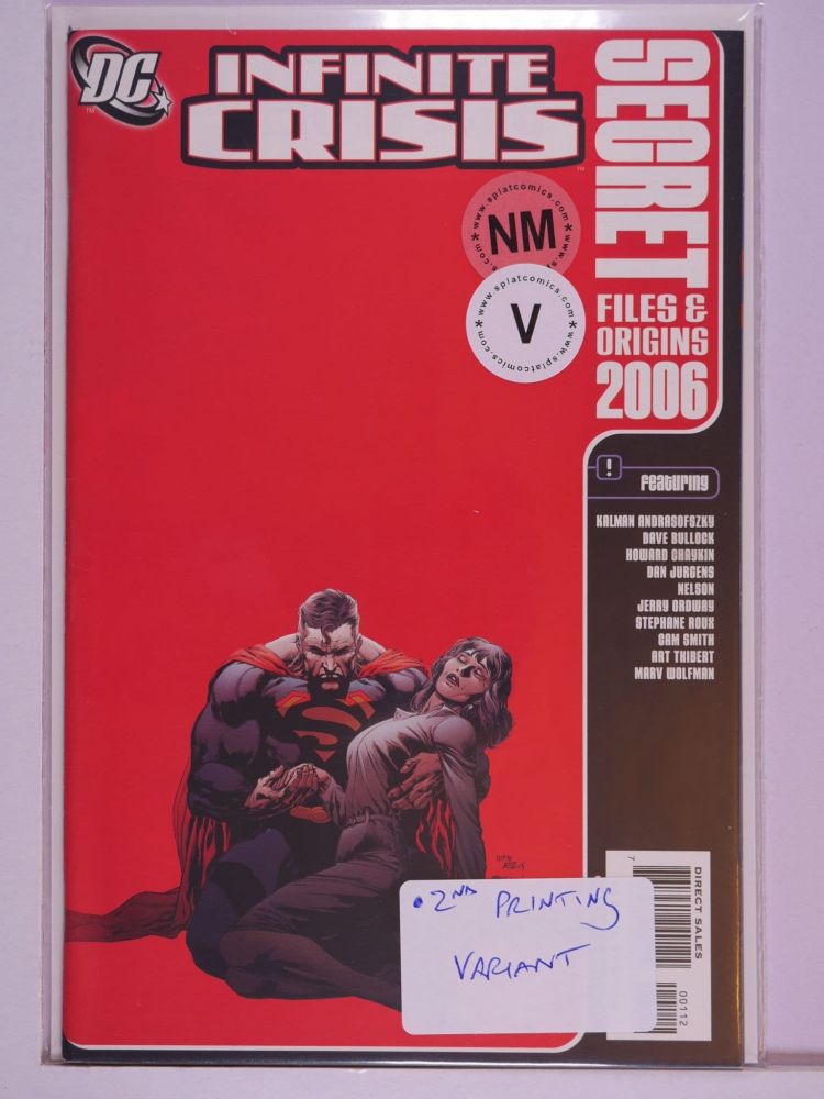 INFINITE CRISIS SECRET FILES AND ORIGINS (2006) Volume 1: # 0001 NM 2ND PRINT VARIANT