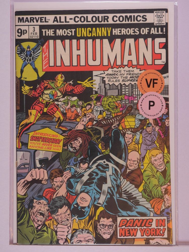 INHUMANS (1975) Volume 1: # 0003 VF PENCE