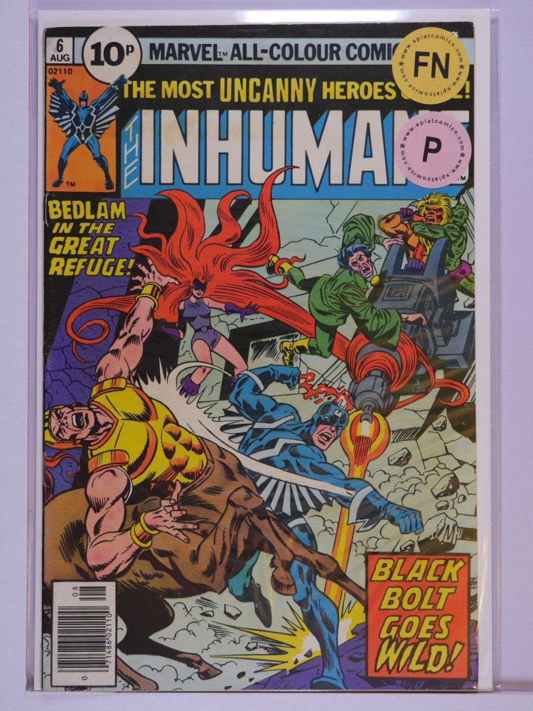 INHUMANS (1975) Volume 1: # 0006 FN PENCE