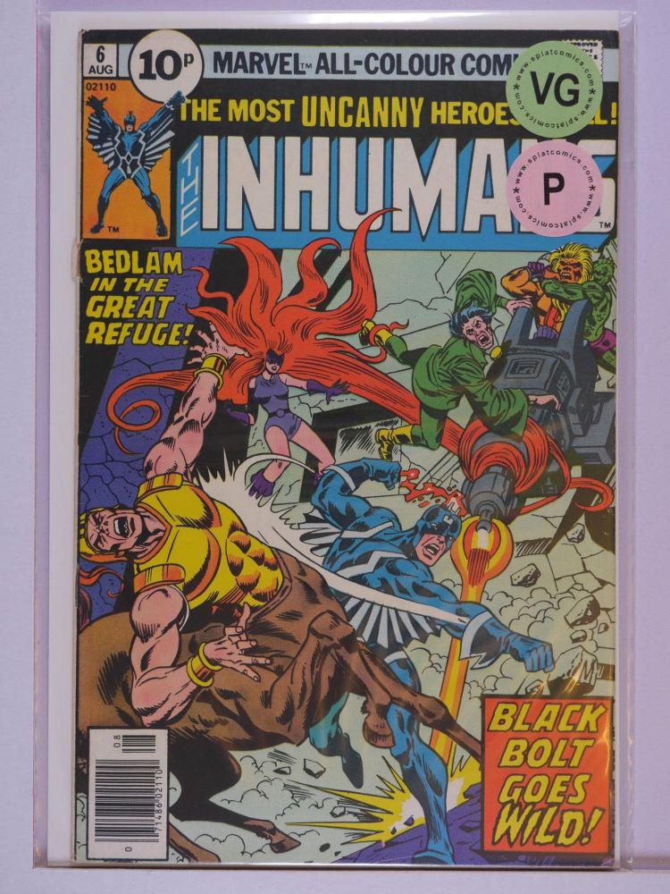 INHUMANS (1975) Volume 1: # 0006 VG PENCE