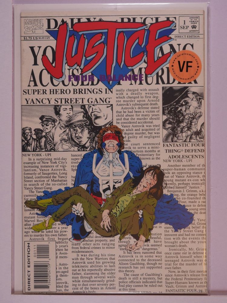 JUSTICE FOUR BALANCE (1994) Volume 1: # 0001 VF