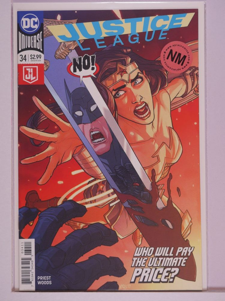 JUSTICE LEAGUE (2016) Volume 3: # 0034 NM