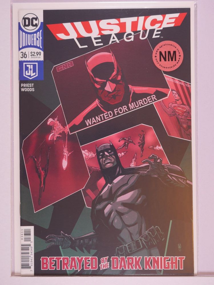 JUSTICE LEAGUE (2016) Volume 3: # 0036 NM