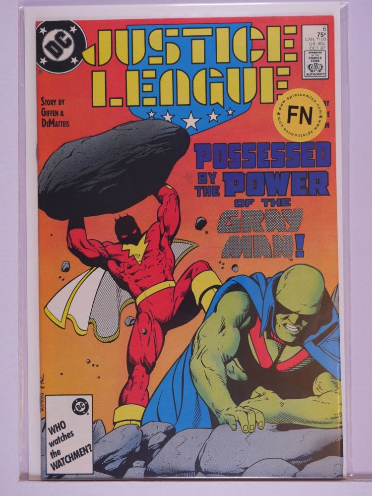 JUSTICE LEAGUE AMERICA / INTERNATIONAL (1987) Volume 1: # 0006 FN