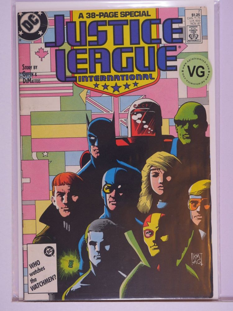 JUSTICE LEAGUE AMERICA / INTERNATIONAL (1987) Volume 1: # 0007 VG