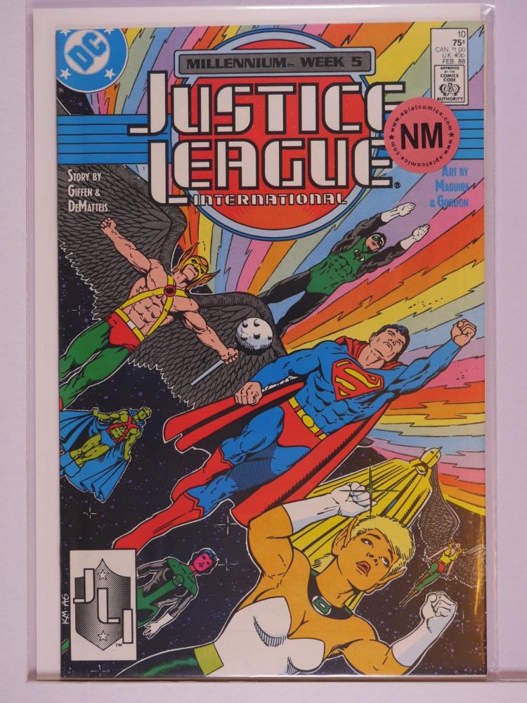 JUSTICE LEAGUE AMERICA / INTERNATIONAL (1987) Volume 1: # 0010 NM