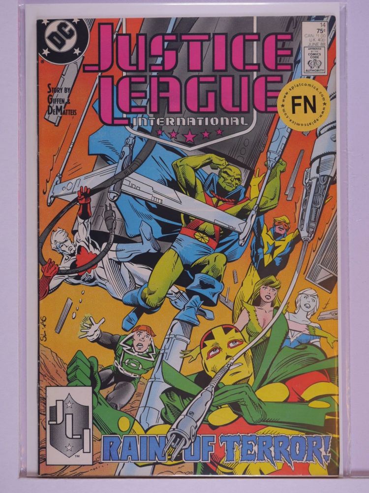 JUSTICE LEAGUE AMERICA / INTERNATIONAL (1987) Volume 1: # 0014 FN