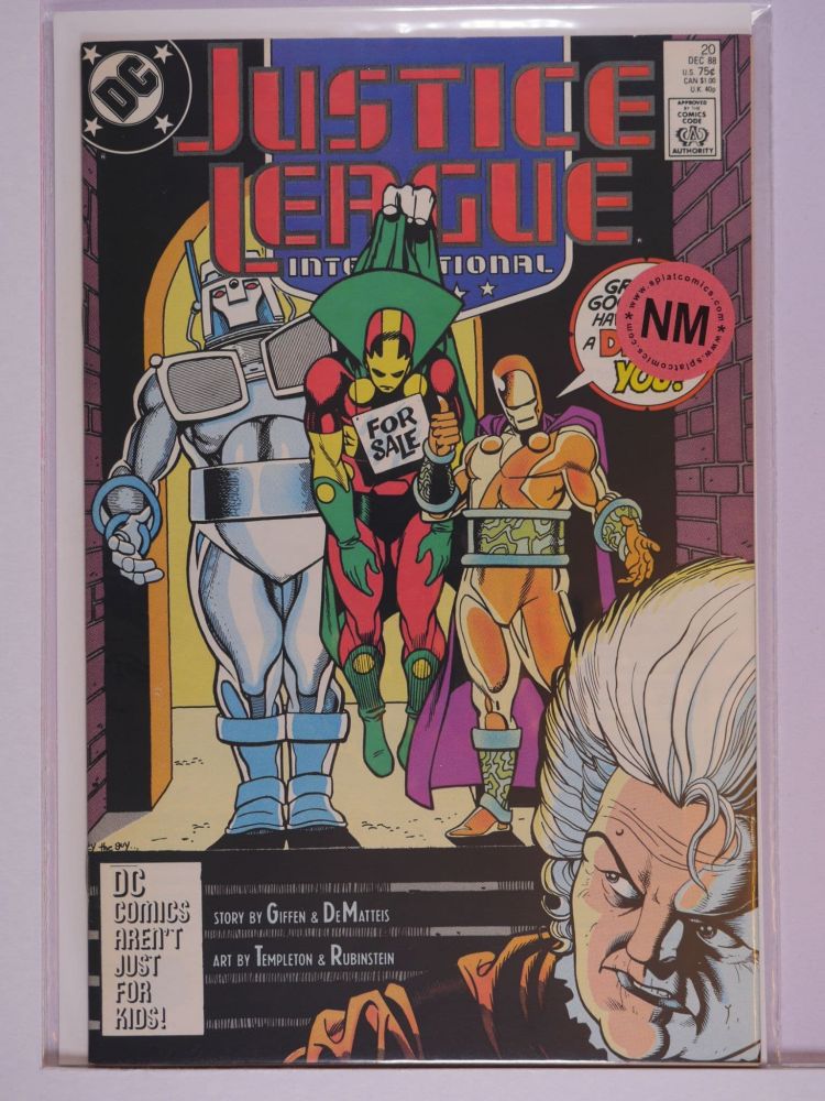 JUSTICE LEAGUE AMERICA / INTERNATIONAL (1987) Volume 1: # 0020 NM