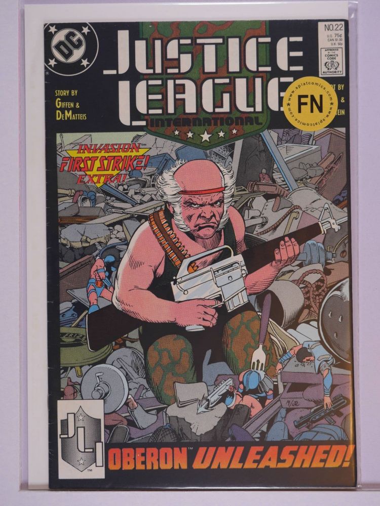 JUSTICE LEAGUE AMERICA / INTERNATIONAL (1987) Volume 1: # 0022 FN