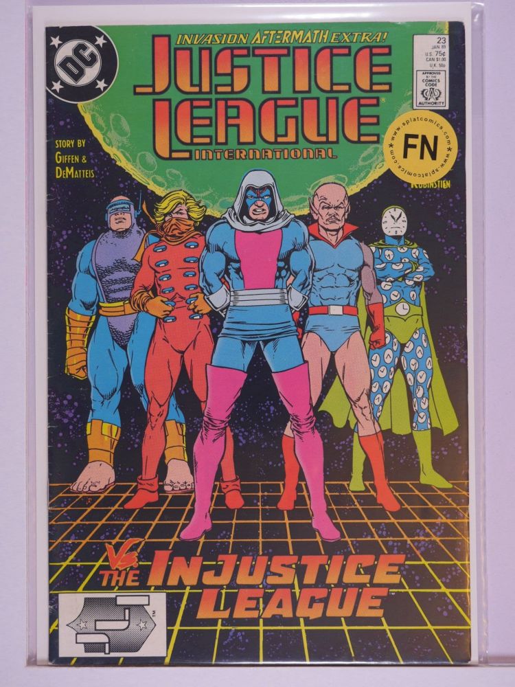 JUSTICE LEAGUE AMERICA / INTERNATIONAL (1987) Volume 1: # 0023 FN