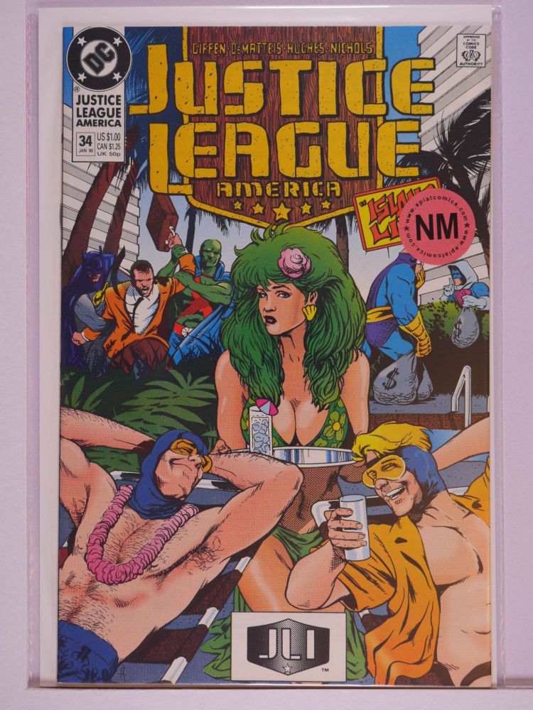 JUSTICE LEAGUE AMERICA / INTERNATIONAL (1987) Volume 1: # 0034 NM