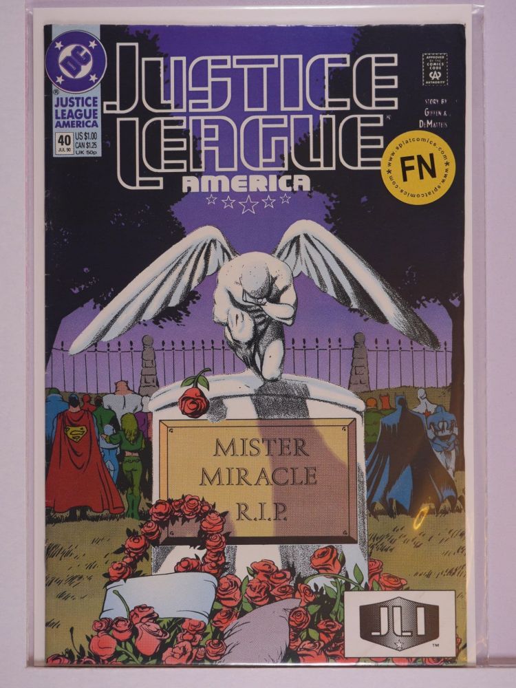 JUSTICE LEAGUE AMERICA / INTERNATIONAL (1987) Volume 1: # 0040 FN