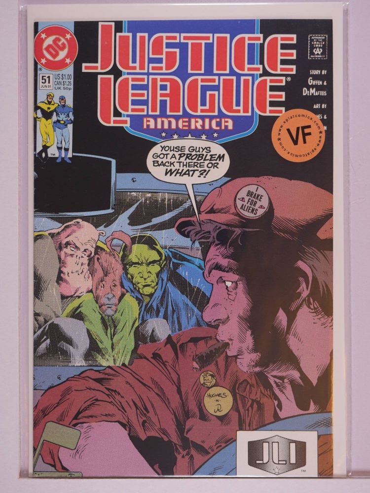 JUSTICE LEAGUE AMERICA / INTERNATIONAL (1987) Volume 1: # 0051 VF