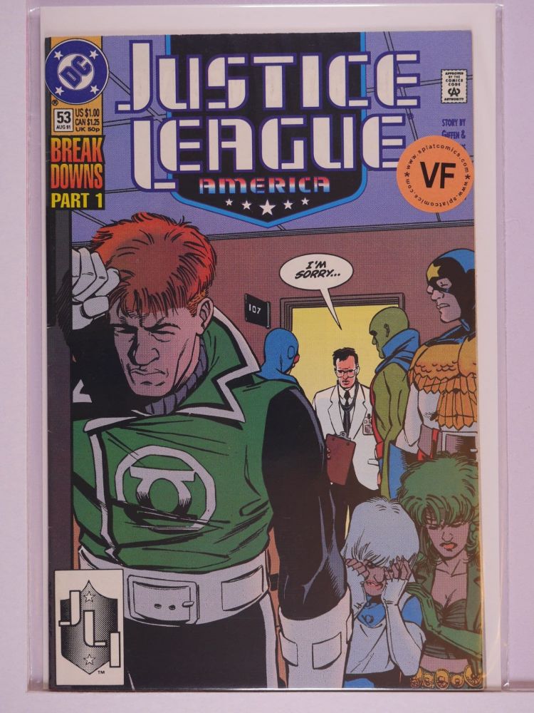 JUSTICE LEAGUE AMERICA / INTERNATIONAL (1987) Volume 1: # 0053 VF