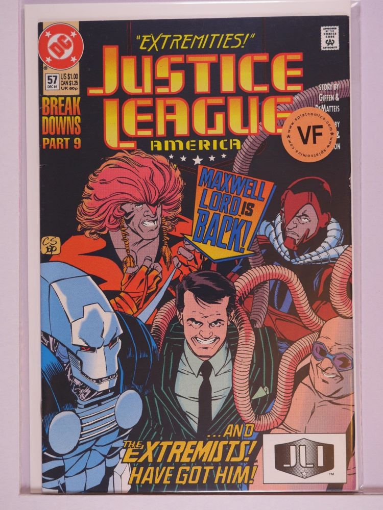 JUSTICE LEAGUE AMERICA / INTERNATIONAL (1987) Volume 1: # 0057 VF