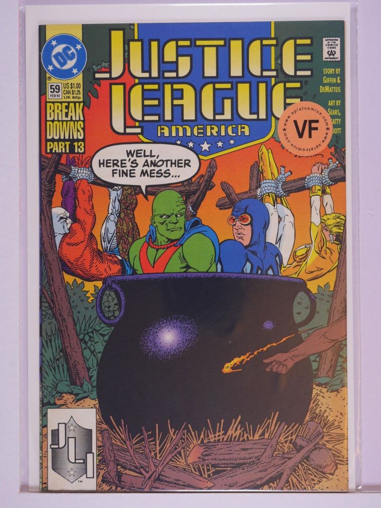 JUSTICE LEAGUE AMERICA / INTERNATIONAL (1987) Volume 1: # 0059 VF