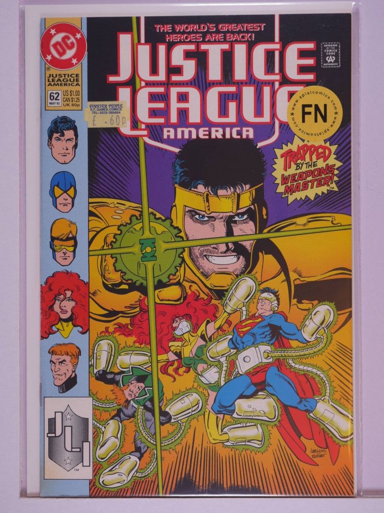 JUSTICE LEAGUE AMERICA / INTERNATIONAL (1987) Volume 1: # 0062 FN