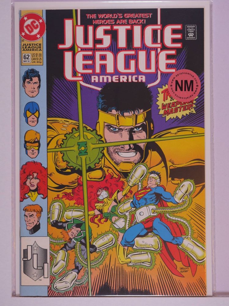 JUSTICE LEAGUE AMERICA / INTERNATIONAL (1987) Volume 1: # 0062 NM