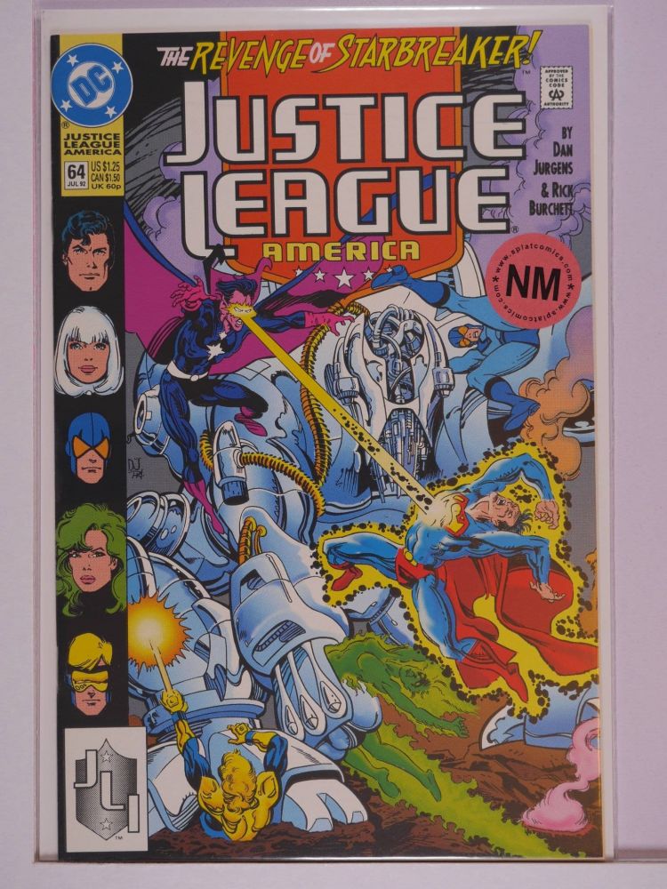 JUSTICE LEAGUE AMERICA / INTERNATIONAL (1987) Volume 1: # 0064 NM