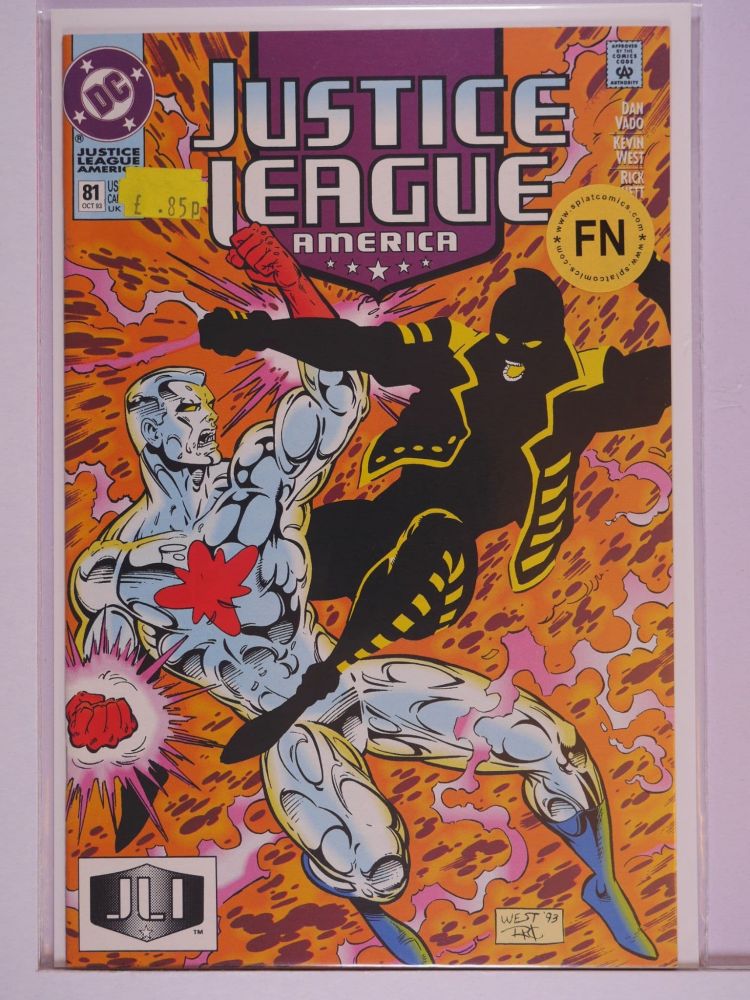 JUSTICE LEAGUE AMERICA / INTERNATIONAL (1987) Volume 1: # 0081 FN