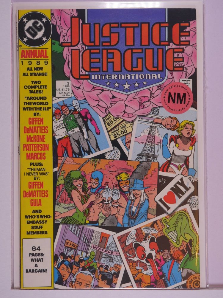 JUSTICE LEAGUE AMERICA / INTERNATIONAL ANNUAL (1987) Volume 1: # 0003 NM