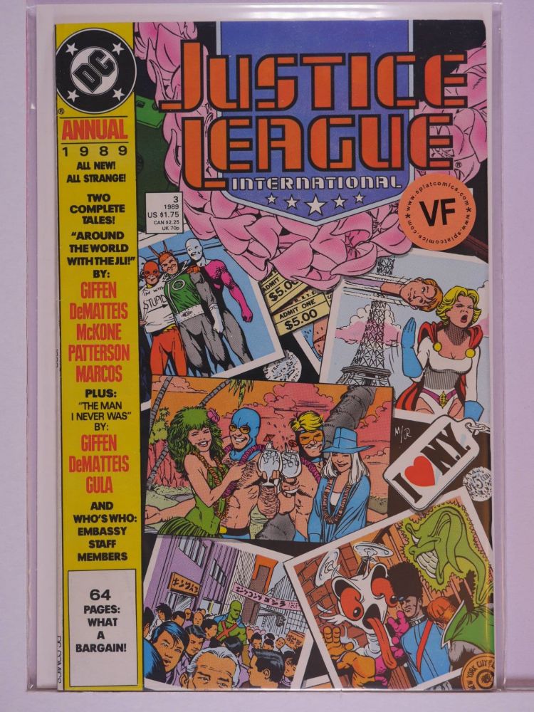 JUSTICE LEAGUE AMERICA / INTERNATIONAL ANNUAL (1987) Volume 1: # 0003 VF