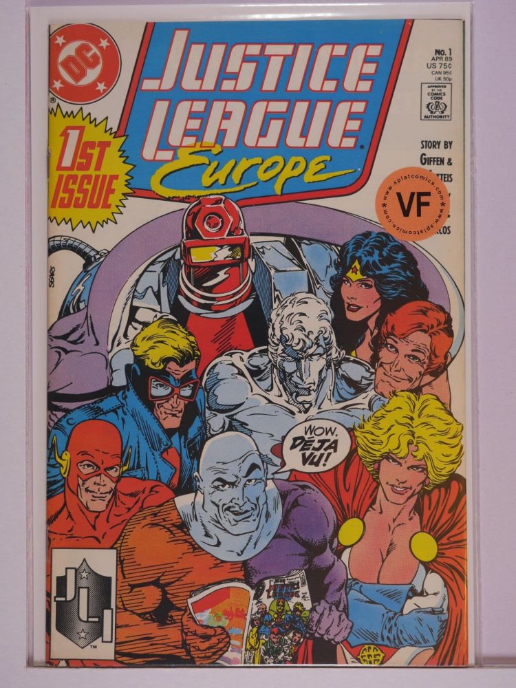 JUSTICE LEAGUE EUROPE / INTERNATIONAL (1989) Volume 1: # 0001 VF