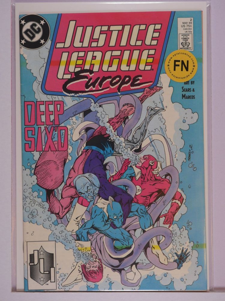 JUSTICE LEAGUE EUROPE / INTERNATIONAL (1989) Volume 1: # 0002 FN