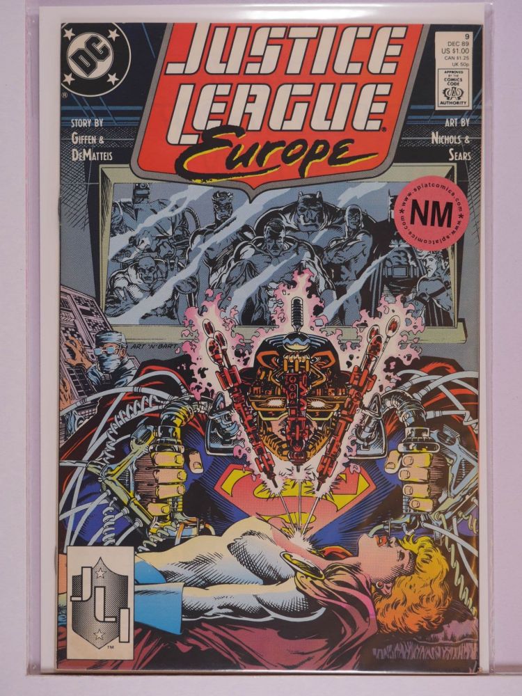 JUSTICE LEAGUE EUROPE / INTERNATIONAL (1989) Volume 1: # 0009 NM