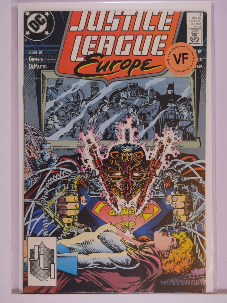 JUSTICE LEAGUE EUROPE / INTERNATIONAL (1989) Volume 1: # 0009 VF