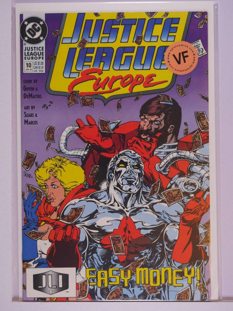 JUSTICE LEAGUE EUROPE / INTERNATIONAL (1989) Volume 1: # 0010 VF