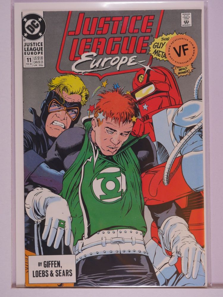 JUSTICE LEAGUE EUROPE / INTERNATIONAL (1989) Volume 1: # 0011 VF