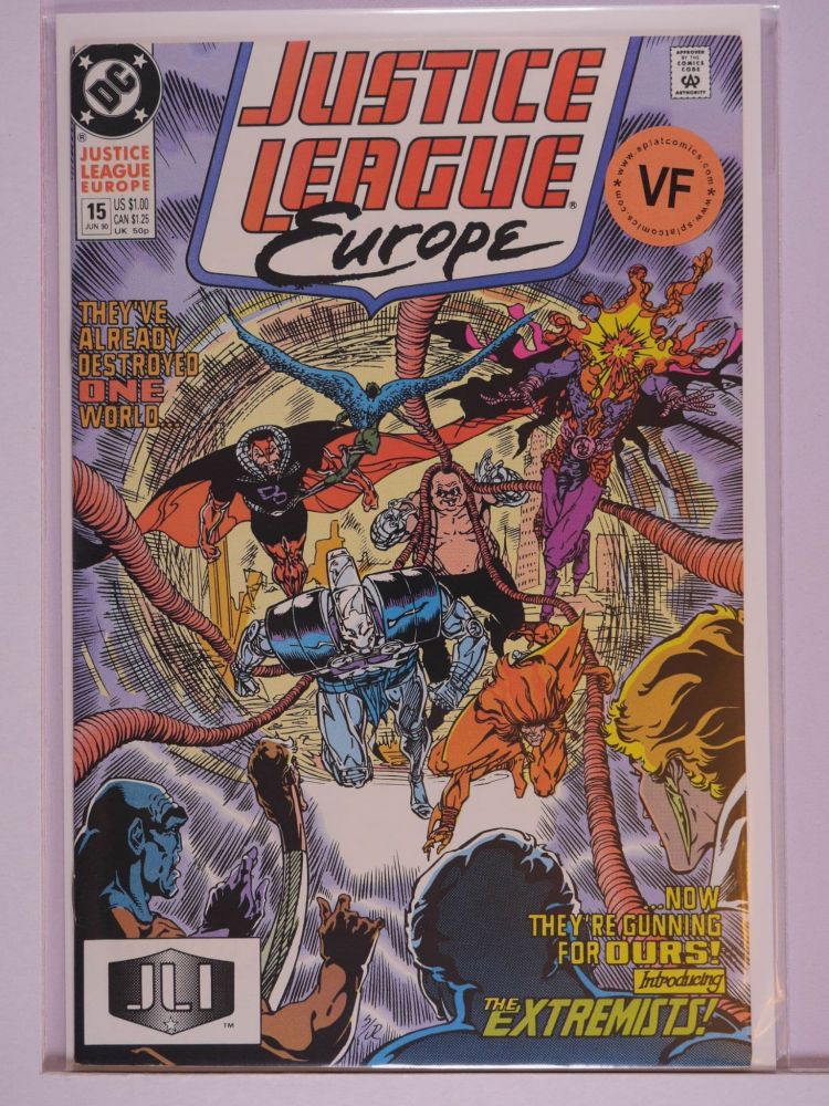 JUSTICE LEAGUE EUROPE / INTERNATIONAL (1989) Volume 1: # 0015 VF