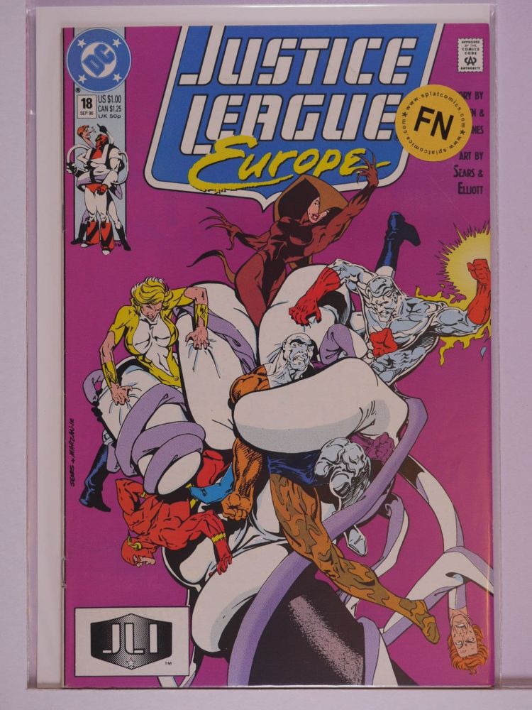 JUSTICE LEAGUE EUROPE / INTERNATIONAL (1989) Volume 1: # 0018 FN