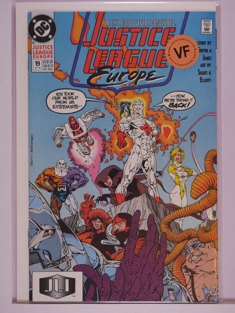 JUSTICE LEAGUE EUROPE / INTERNATIONAL (1989) Volume 1: # 0019 VF