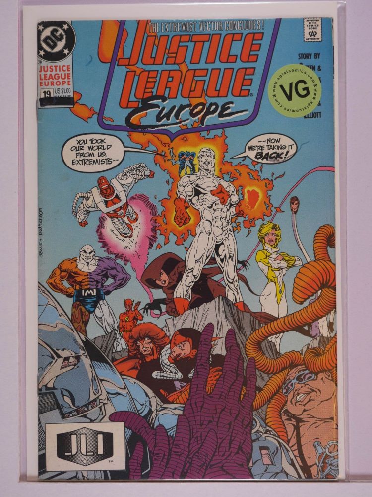 JUSTICE LEAGUE EUROPE / INTERNATIONAL (1989) Volume 1: # 0019 VG