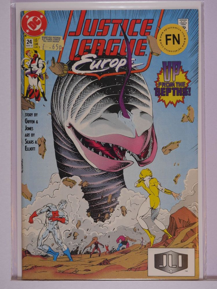 JUSTICE LEAGUE EUROPE / INTERNATIONAL (1989) Volume 1: # 0024 FN