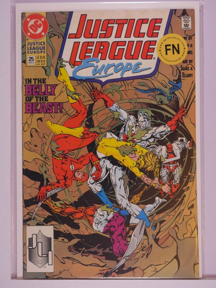 JUSTICE LEAGUE EUROPE / INTERNATIONAL (1989) Volume 1: # 0025 FN