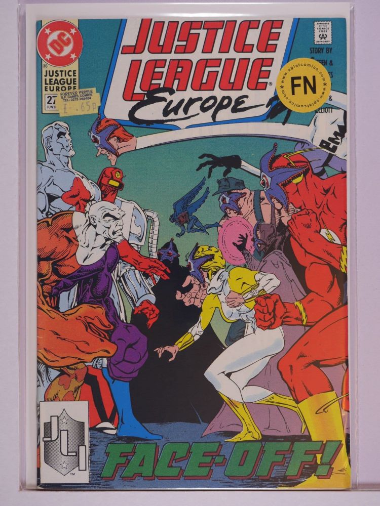 JUSTICE LEAGUE EUROPE / INTERNATIONAL (1989) Volume 1: # 0027 FN