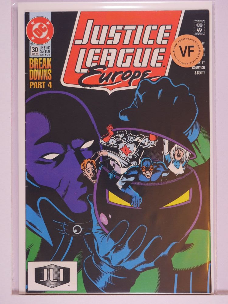 JUSTICE LEAGUE EUROPE / INTERNATIONAL (1989) Volume 1: # 0030 VF