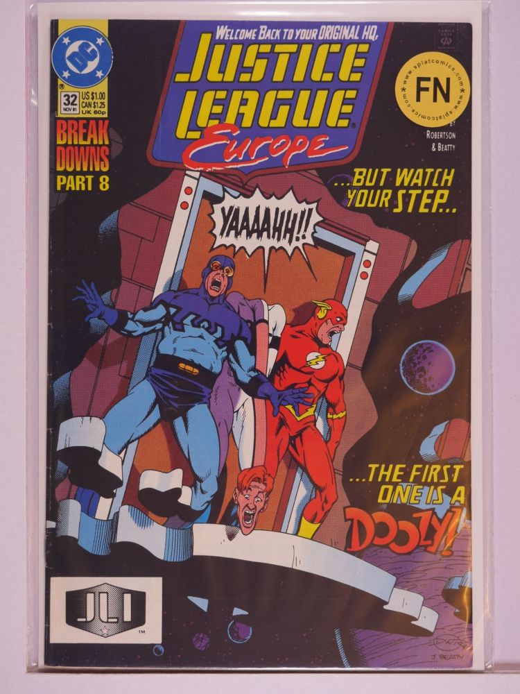 JUSTICE LEAGUE EUROPE / INTERNATIONAL (1989) Volume 1: # 0032 FN