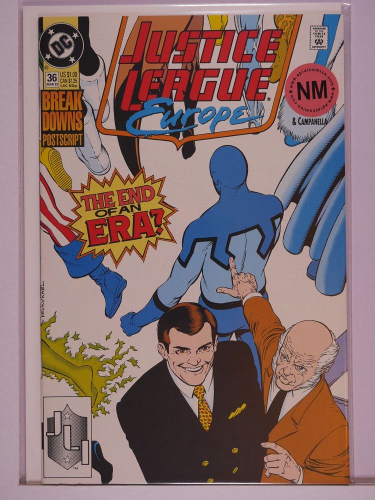 JUSTICE LEAGUE EUROPE / INTERNATIONAL (1989) Volume 1: # 0036 NM