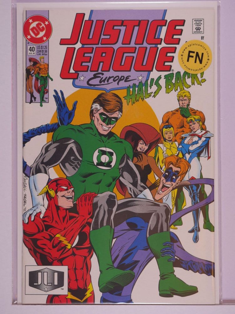 JUSTICE LEAGUE EUROPE / INTERNATIONAL (1989) Volume 1: # 0040 FN