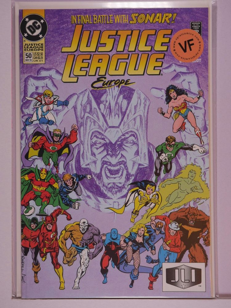 JUSTICE LEAGUE EUROPE / INTERNATIONAL (1989) Volume 1: # 0050 VF