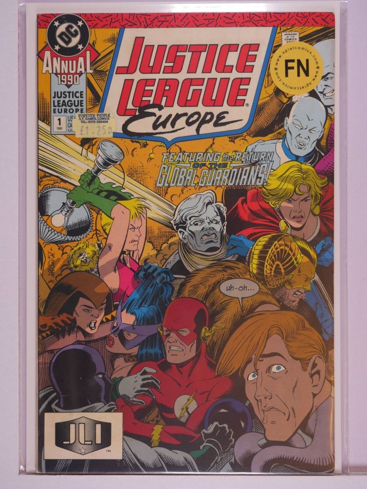 JUSTICE LEAGUE EUROPE / INTERNATIONAL ANNUAL (1990) Volume 1: # 0001 FN